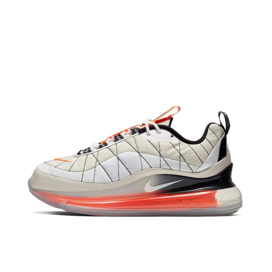 推荐商品：Nike Air Max 720 818 跑鞋 气垫缓震防滑耐磨轻便运动全掌支撑 White/Black/Orange 白黑橙
