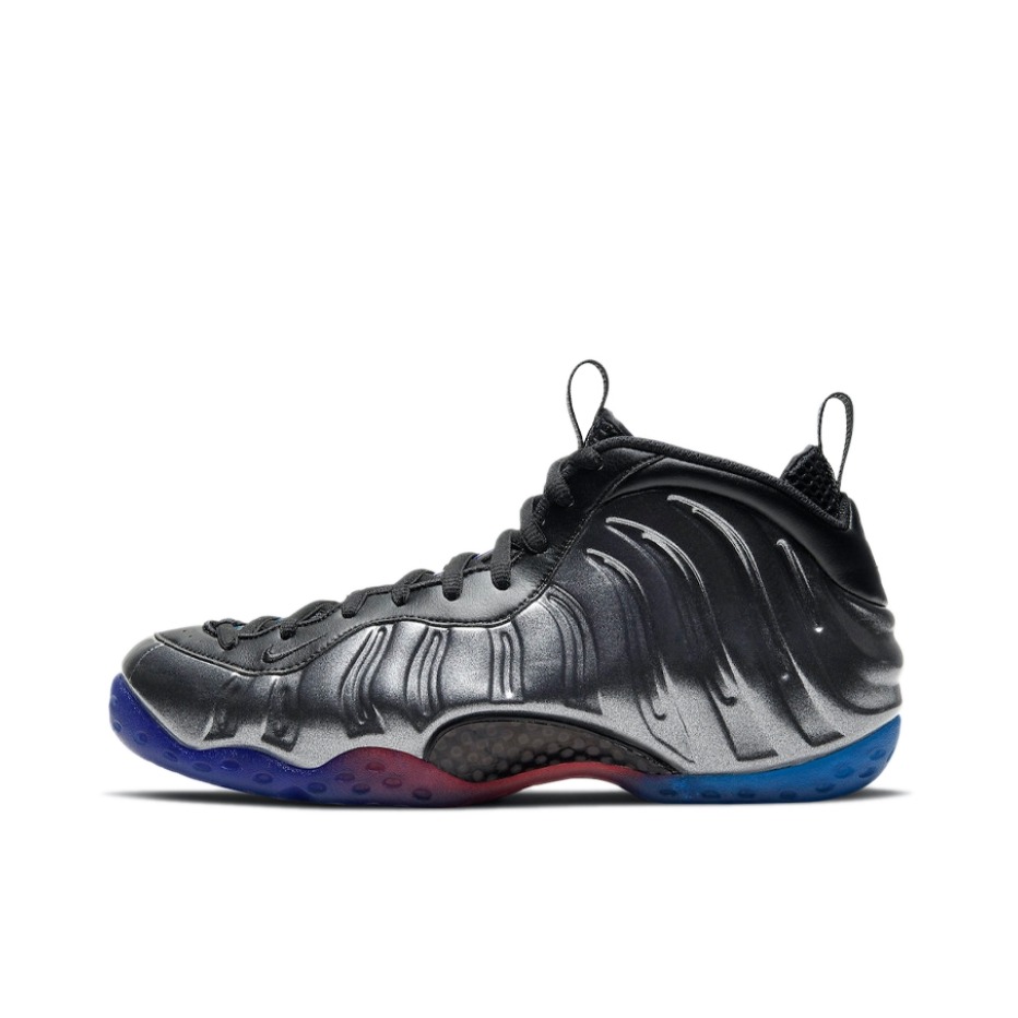 推荐商品：Nike Air Foamposite One 篮球鞋 喷泡经典复古百搭防滑耐磨舒适透气减震休闲中帮 Gradient Sole 黑色/皇家蓝