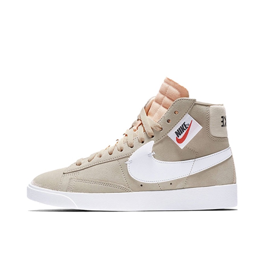 推荐商品：Nike Blazer 板鞋 经典复古防滑舒适百搭 Rebel Guava Ice 浅卡其