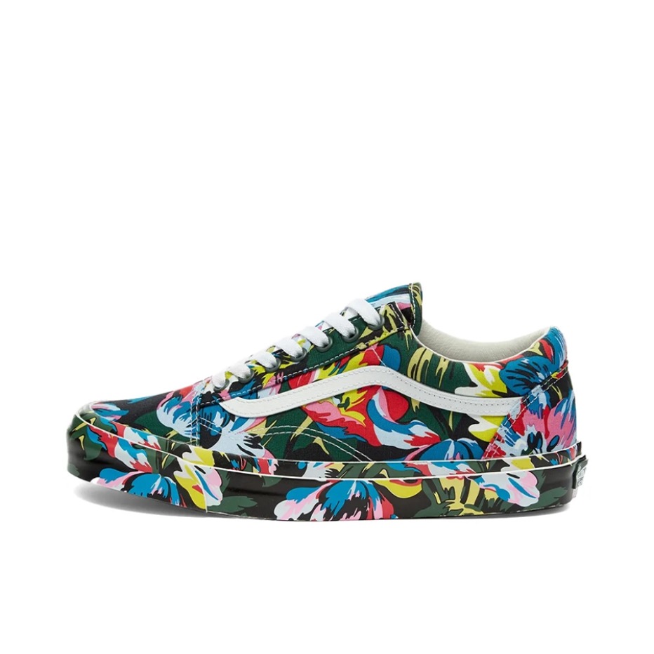 推荐商品：Vans/范斯 Old Skool 滑板鞋 板鞋 轻便防滑复古舒适经典 Kenzo联名/彩色花卉