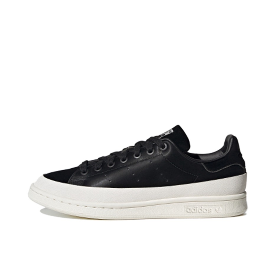 推荐商品：adidas Originals Stan Smith 板鞋 减震透气轻便低帮包裹性 女款/黑色/厚底