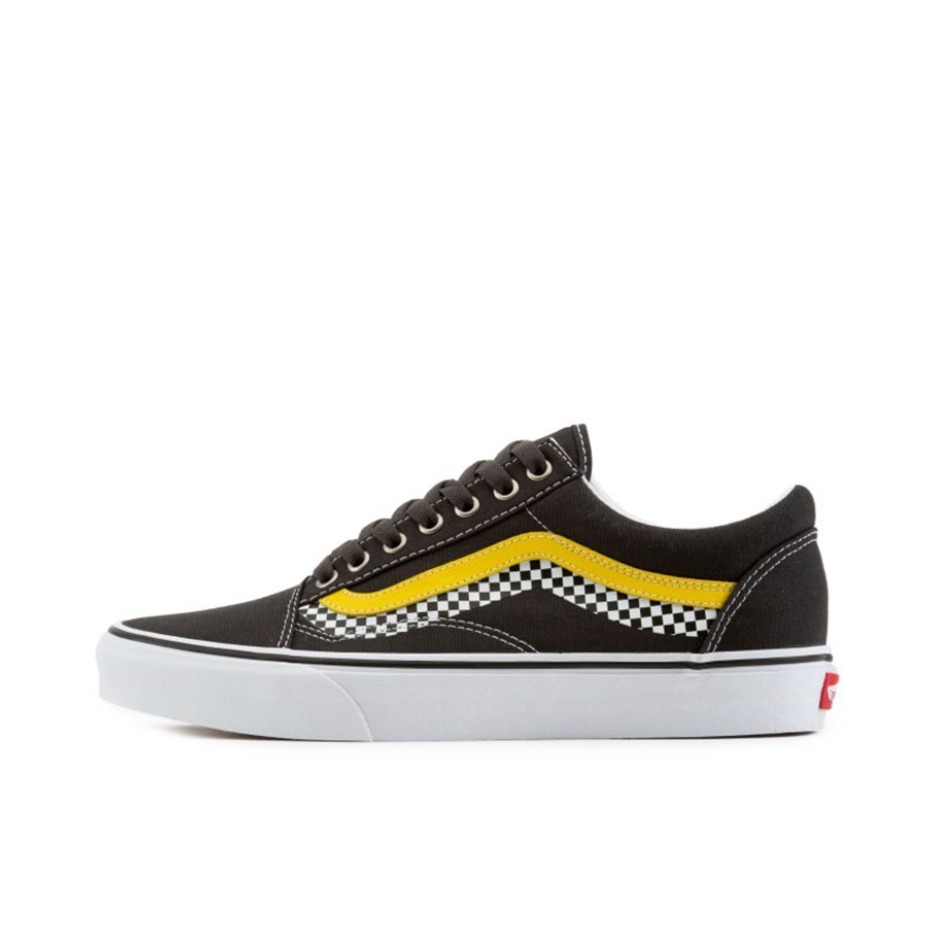 推荐商品：Vans/范斯 Old Skool 滑板鞋 板鞋 轻便防滑复古舒适经典 黑色/红色/网格