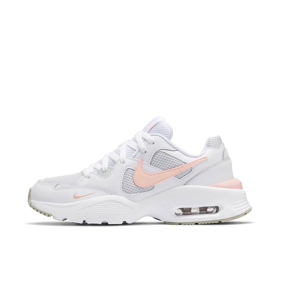 推荐商品：Nike Air Max Fusion 2020 跑鞋 气垫复古经典缓震网面透气短跑 女款/骨白/粉色