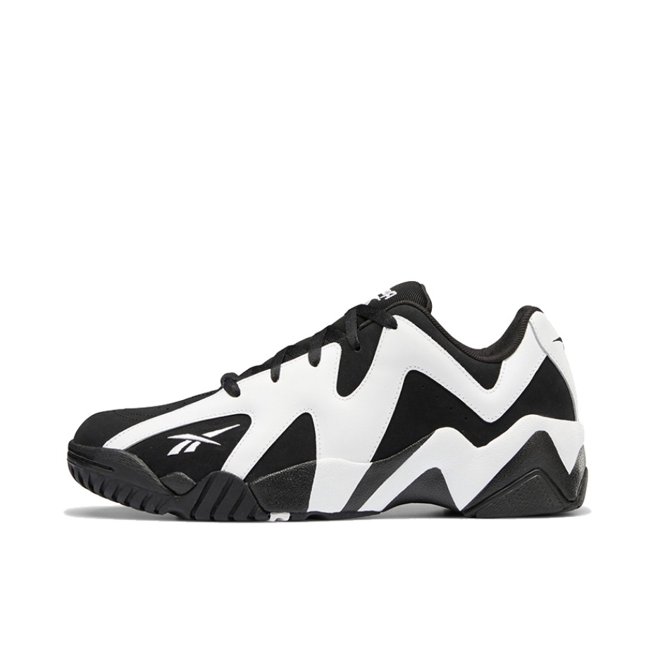 推荐商品：Reebok/锐步 Kamikaze 2 经典复古 实战减震 防滑耐磨 舒适 透气 支撑 运动 篮球鞋 低帮/白色/黑色