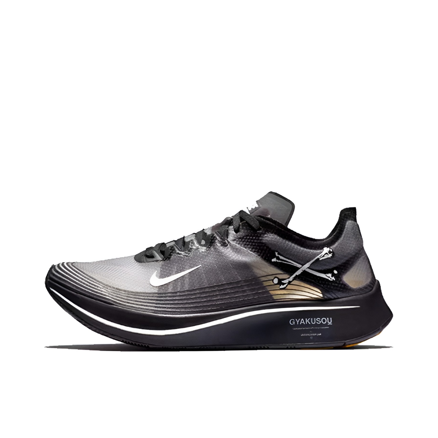 推荐商品：Nike Zoom Fly 跑鞋 碳板减震回弹防滑耐磨轻便透气气垫泡棉 Gyakusou Black Gyakusou联名/黑色