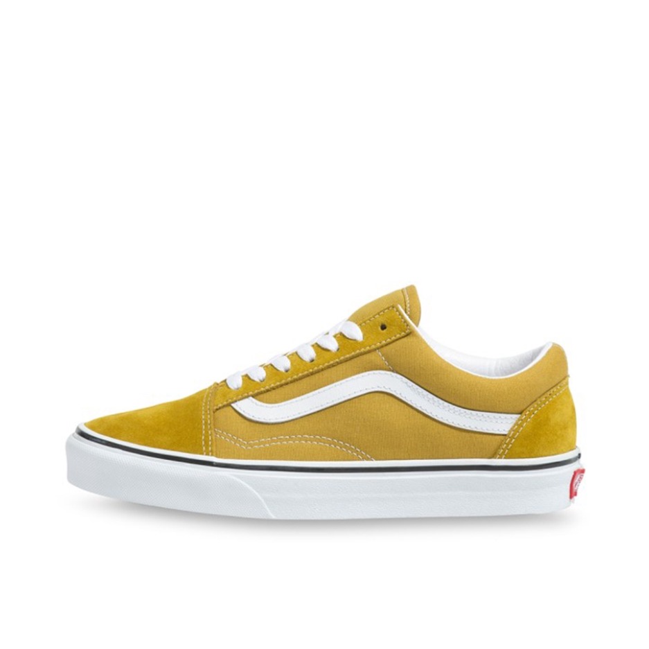 推荐商品：Vans/范斯 Old Skool 滑板鞋 板鞋 轻便防滑复古舒适经典 金菊黄