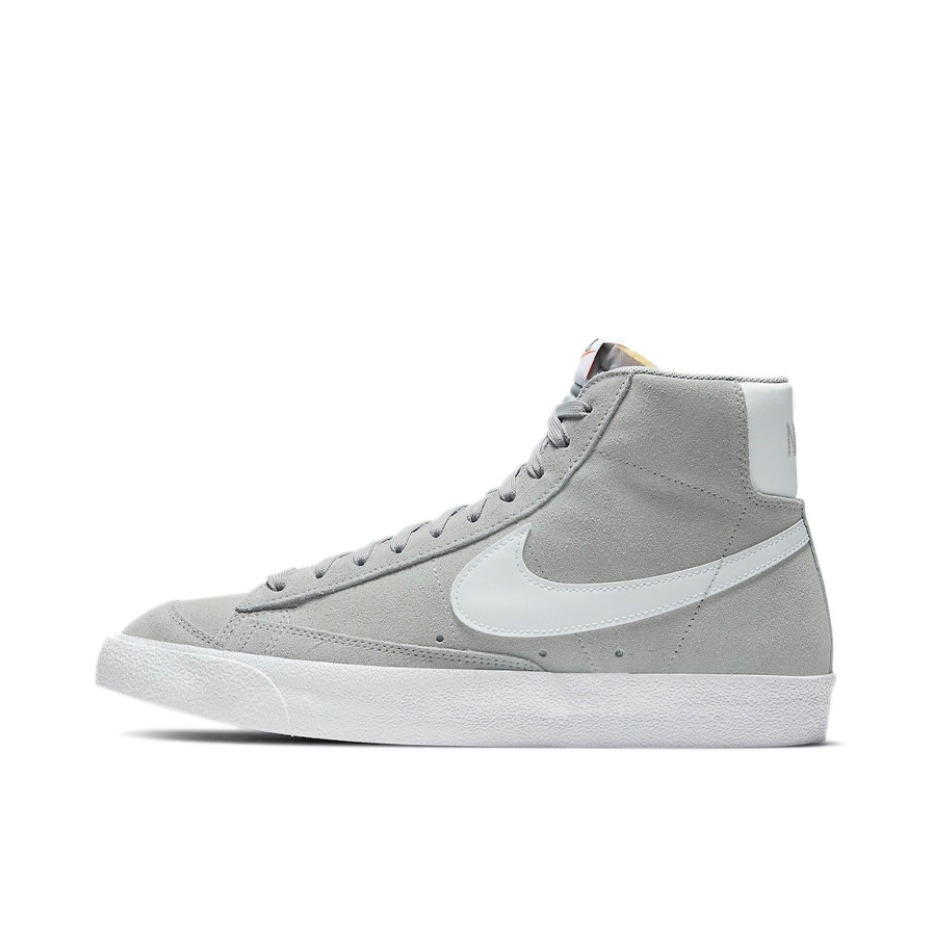 推荐商品：Nike Blazer 板鞋 经典复古防滑舒适百搭 中帮/烟灰/白色