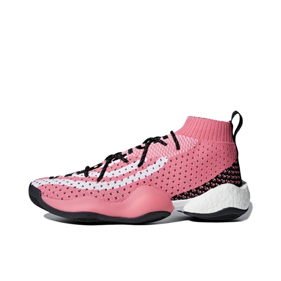 推荐商品：adidas Crazy BYW Boost 篮球鞋 潮流百搭实战舒适透气防滑耐磨轻便 Pink 菲董联名/粉黑