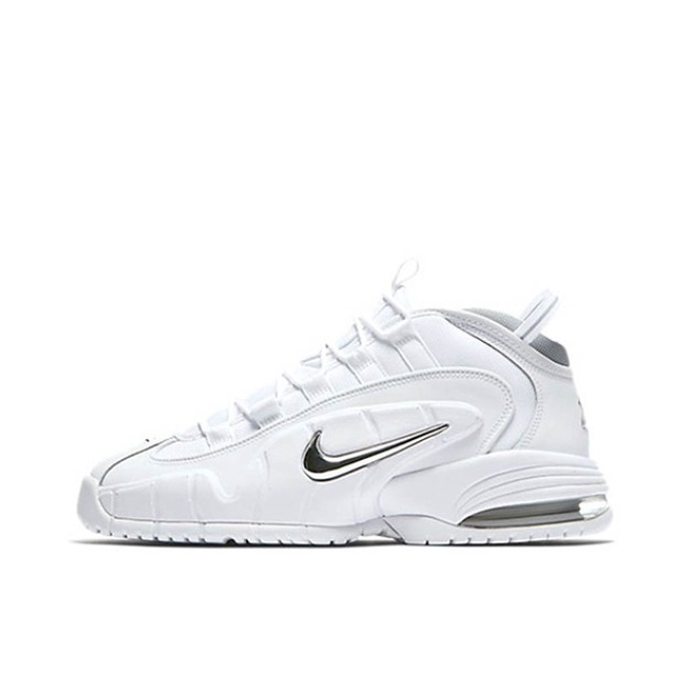 推荐商品：Nike Air Max Penny 1 哈达威 防滑耐磨 减震 复古 实战主场 运动 舒适 篮球鞋 White Metallic 白金属
