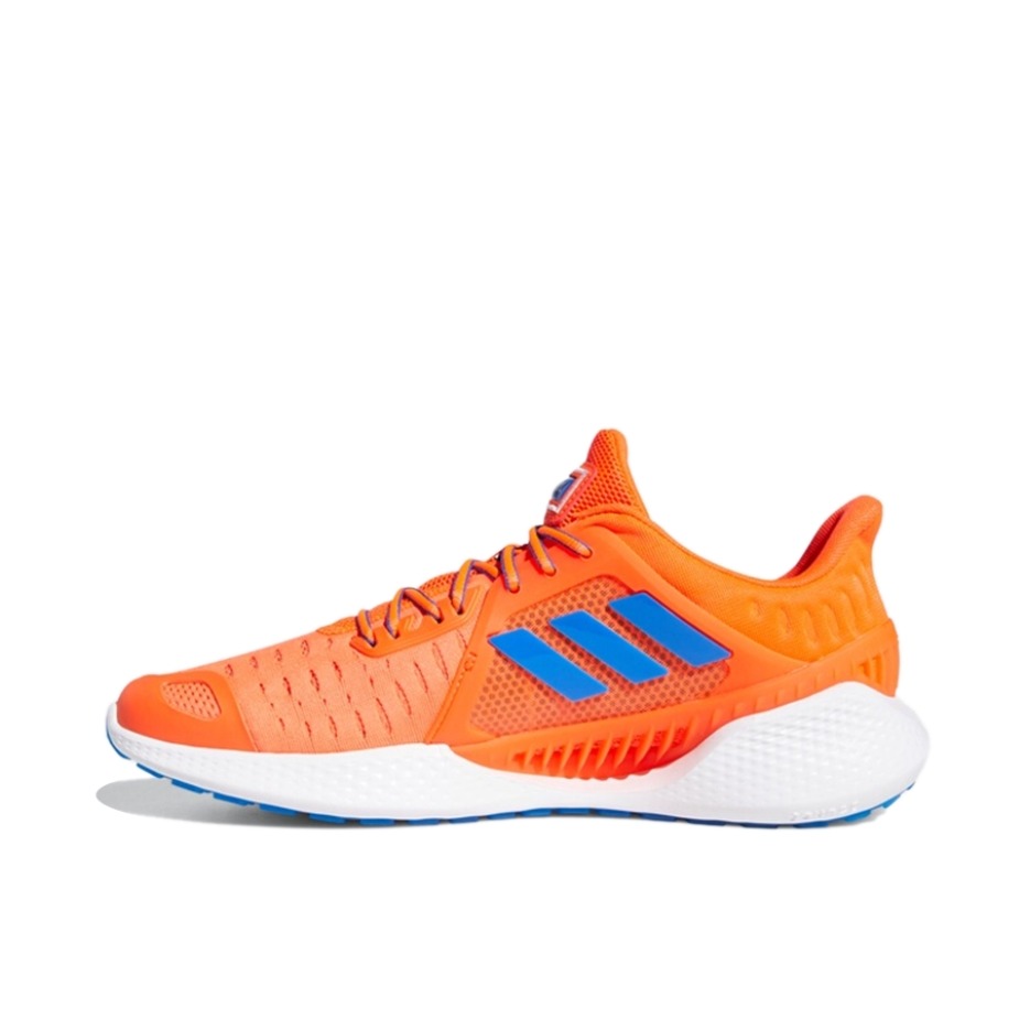 推荐商品：adidas Climacool Vent Summer.Rdy 跑鞋 缓震防滑耐磨网面透气运动织物合成革 橙蓝白
