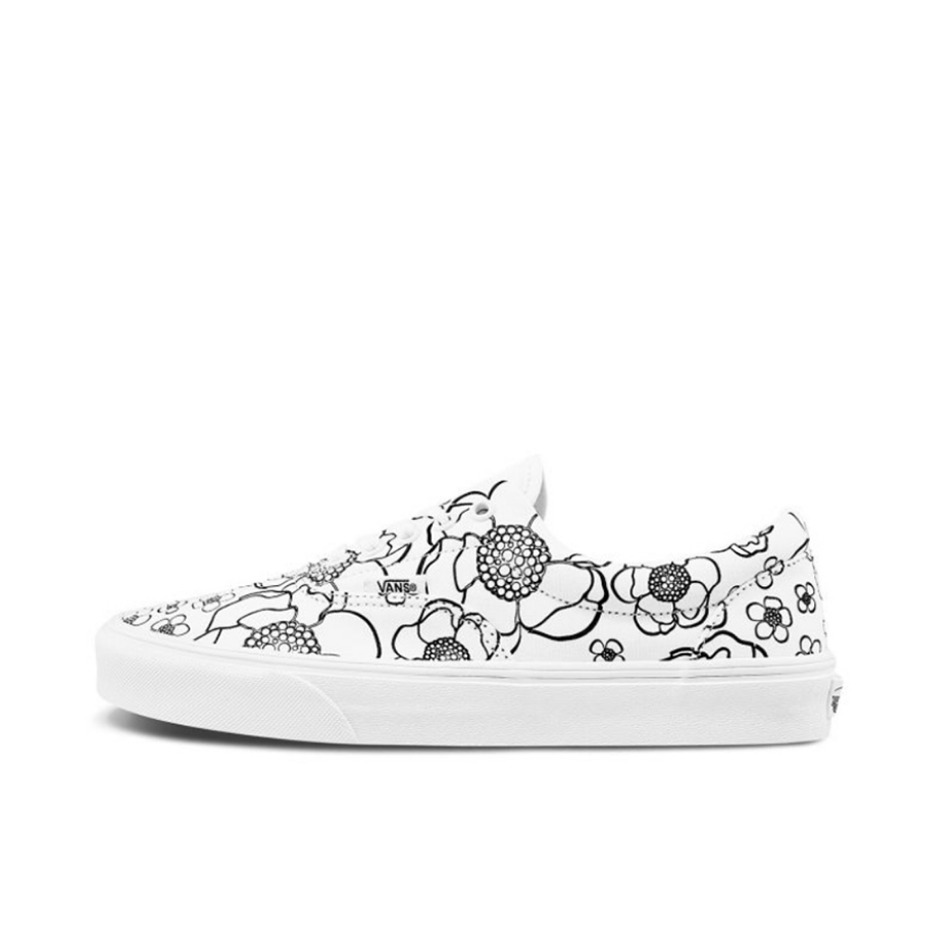 推荐商品：Vans/范斯 Era Lx Comfycusra 轻便 复古 帆布鞋 手绘涂鸦/白