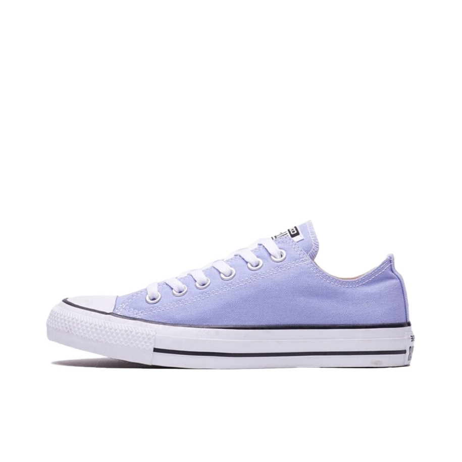 推荐商品：Converse/匡威 Chuck Taylor All Star 帆布鞋 常青款轻便防滑耐磨百搭复古圆头减震贴合高帮 Seasonal Low Top in Twilight Pulse 淡紫色Low