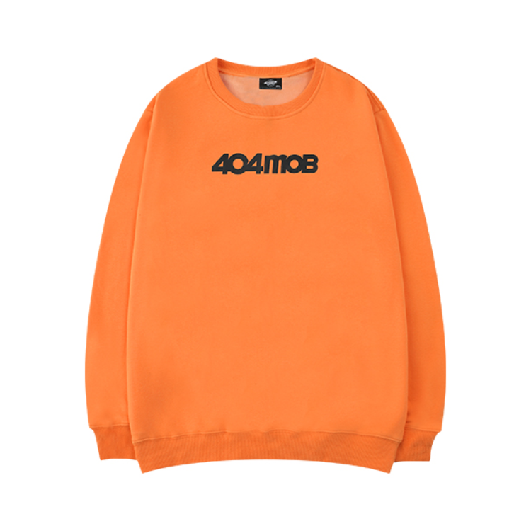 404MOB 经典LOGO基础款混发加绒加厚圆领套头卫衣 男女同款 镇店之宝 TTCH00331CJ