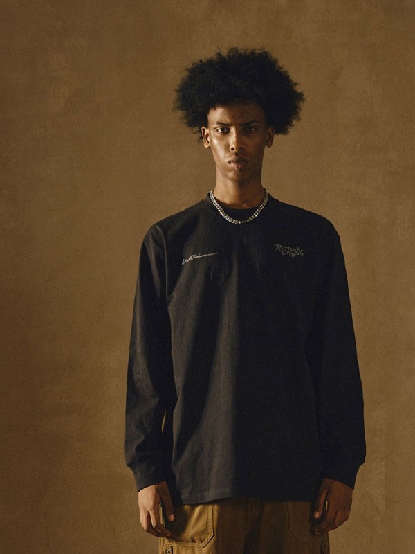 推荐商品：Remedy 美式原创荒野头骨长袖T恤 男女同款 R22130 黑