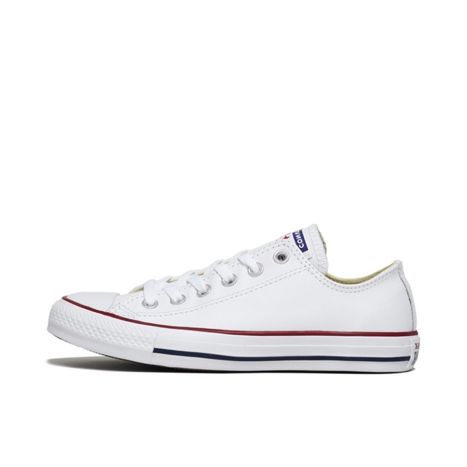 推荐商品：Converse/匡威 Chuck Taylor All Star 帆布鞋 常青款轻便防滑耐磨百搭复古圆头减震贴合高帮 Low Top White Black 革面/白色/红色/黑色