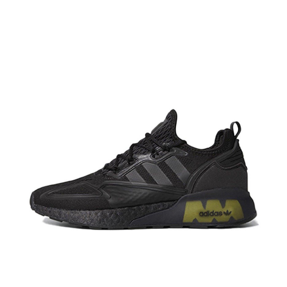 推荐商品：adidas Originals ZX 2K Boost 缓震轻便 透气 织物 跑鞋 Black 黑色