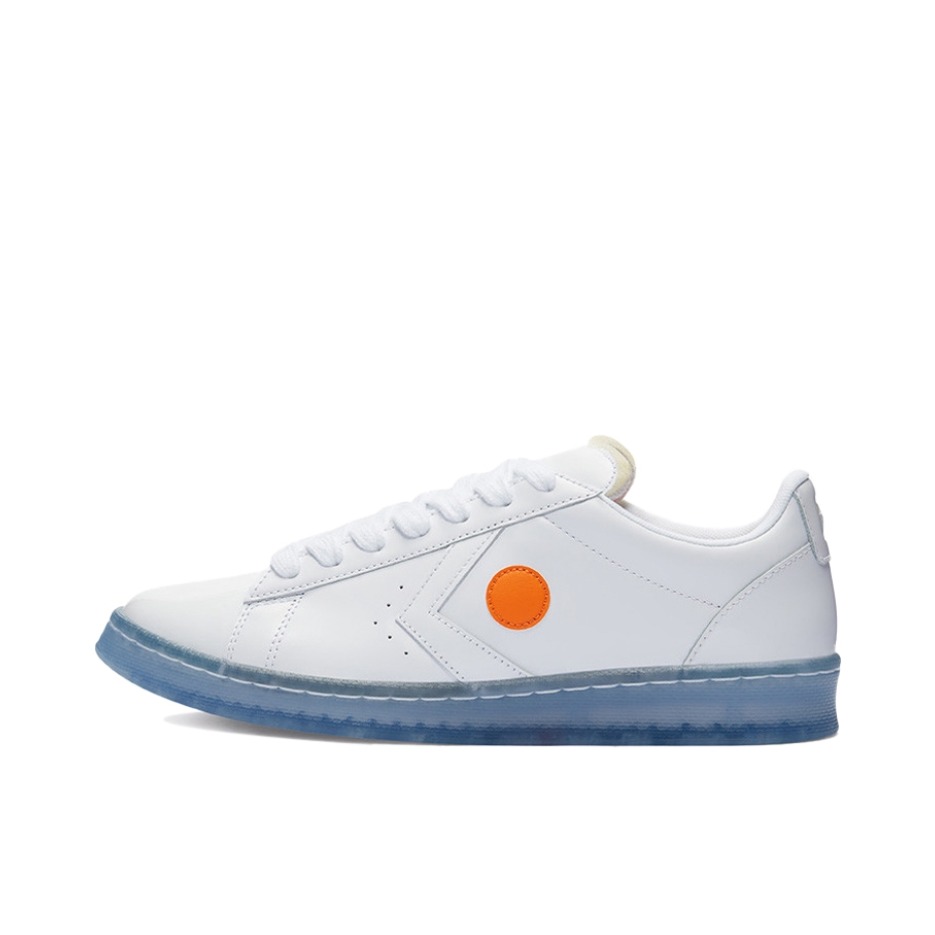 推荐商品：Converse/匡威 Pro Leather 复古 经典 防滑耐磨 运动 减震 板鞋 Rokit联名/白色/蓝色/橙色