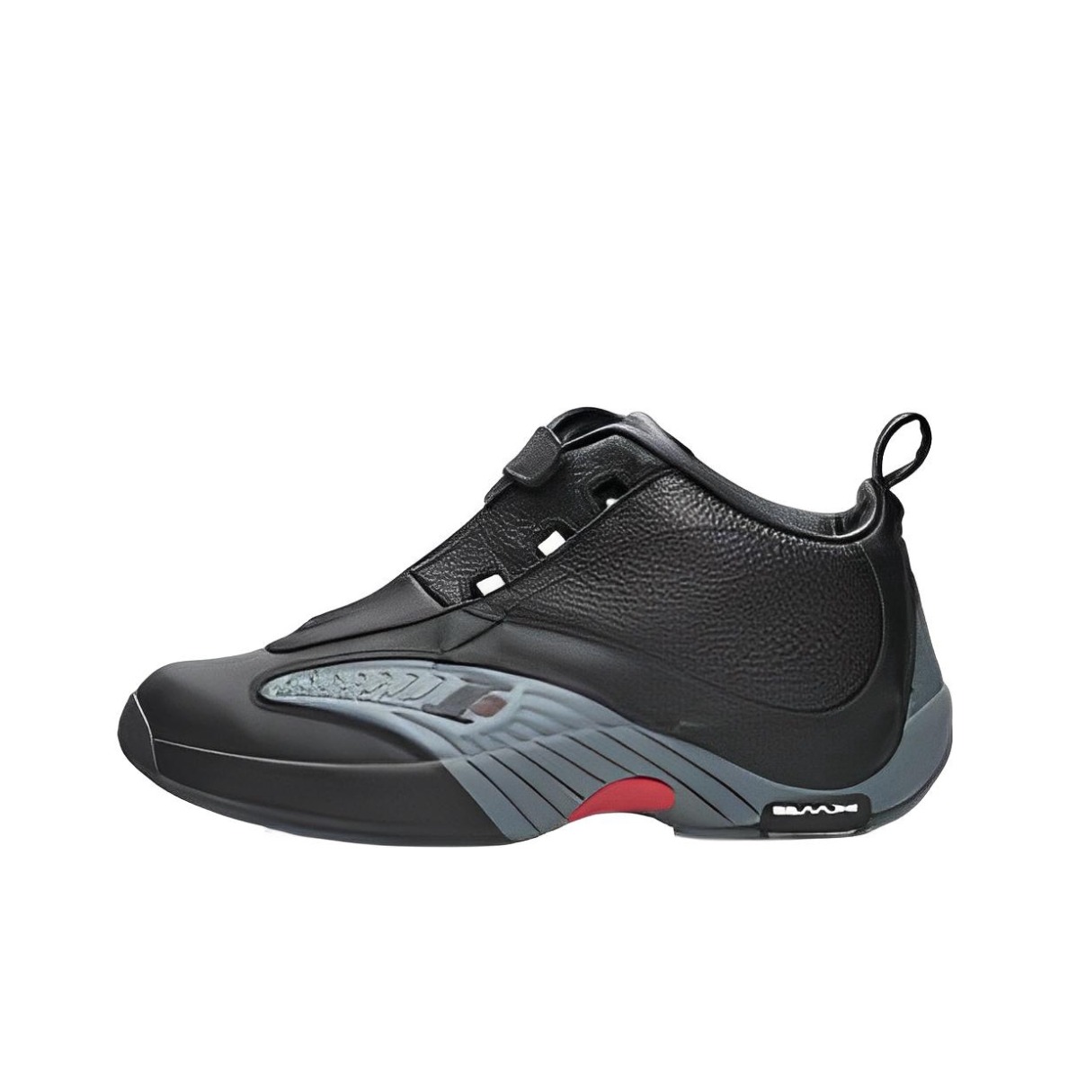 推荐商品：Reebok/锐步 Answer 4 防滑耐磨 减震透气 复古 二层牛皮 支撑 包裹性 运动 百搭 篮球鞋 Black/Gray 黑灰