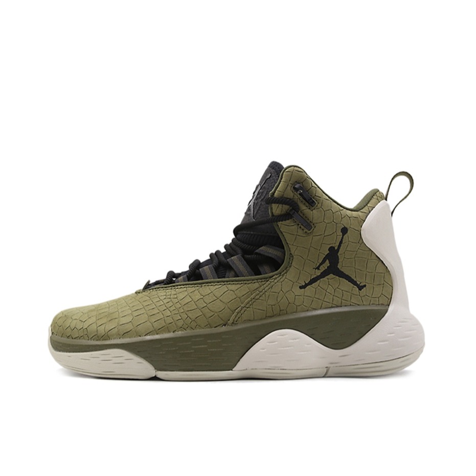 推荐商品：Jordan Super.Fly MVP 篮球鞋 舒适减震防滑耐磨复古百搭时尚实战 MVP PF Olive 橄榄绿