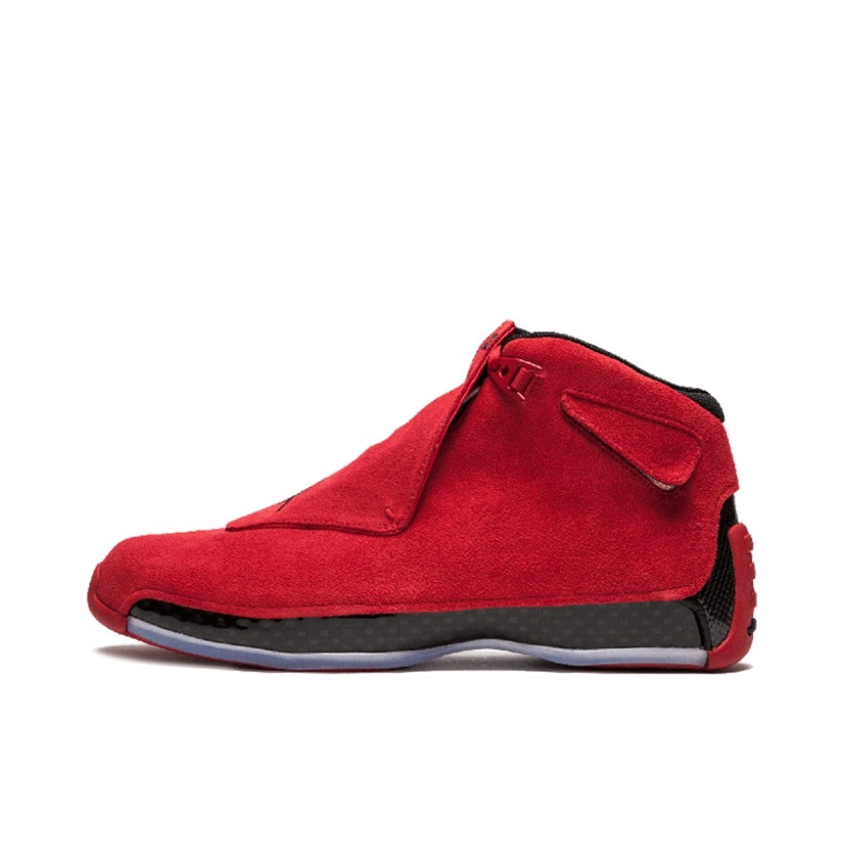 推荐商品：Air Jordan 18 篮球鞋 复古防滑减震轻便 Red Suede 大红公牛