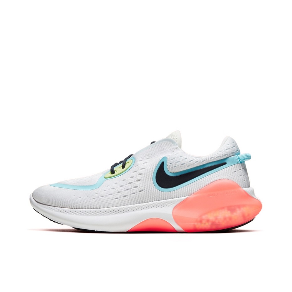 推荐商品：Nike Joyride Dual Run 跑鞋 舒适休闲轻便透气减震回弹防滑耐磨织物支撑运动圆头 White/Moon/Orange 白蓝/橙粉