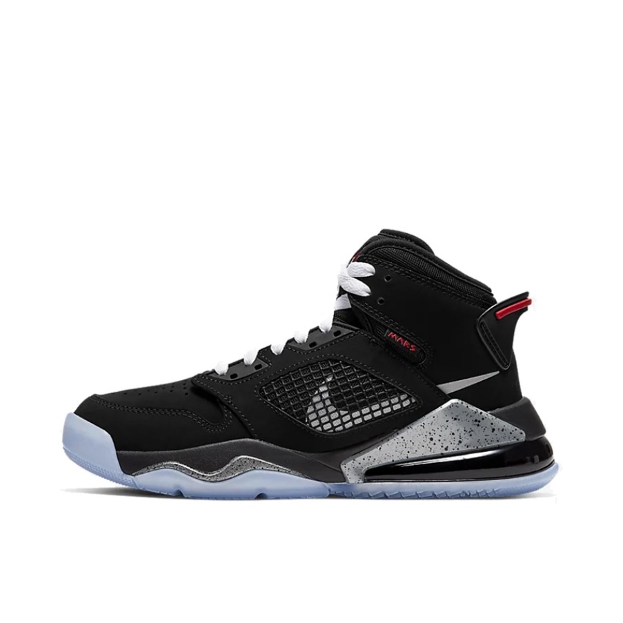 推荐商品：Air Jordan Mars 270 运动休闲鞋 复古时尚舒适减震防滑耐磨实战气垫网布织物 Black Metallic Silver 黑色/银色
