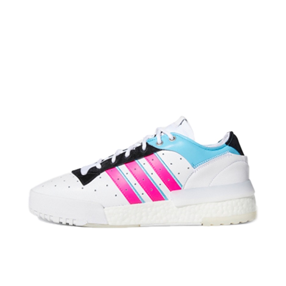 推荐商品：adidas Originals Rivalry RM 防滑耐磨 减震透气 舒适轻便 复古百搭 休闲鞋 白/黑/蓝