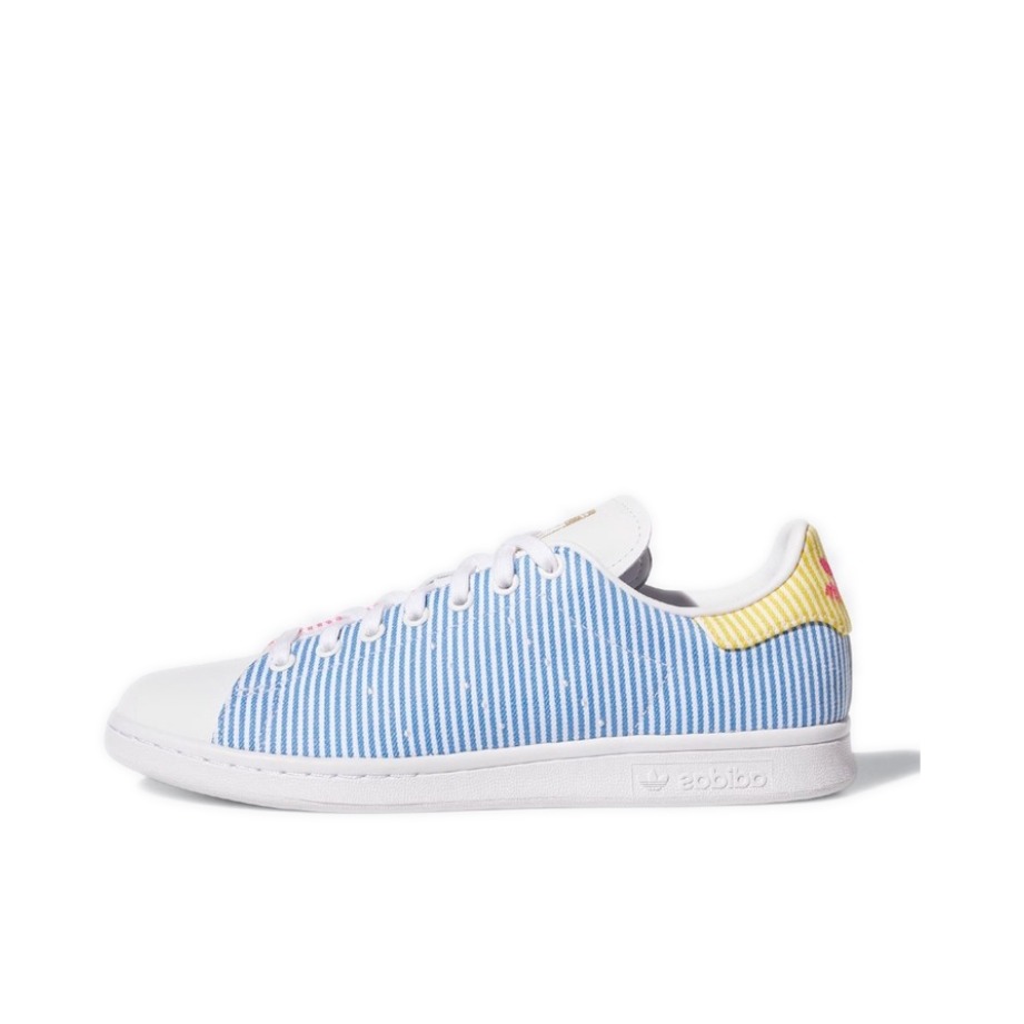 推荐商品：adidas Originals Stan Smith 板鞋 减震透气轻便低帮包裹性 白蓝黄