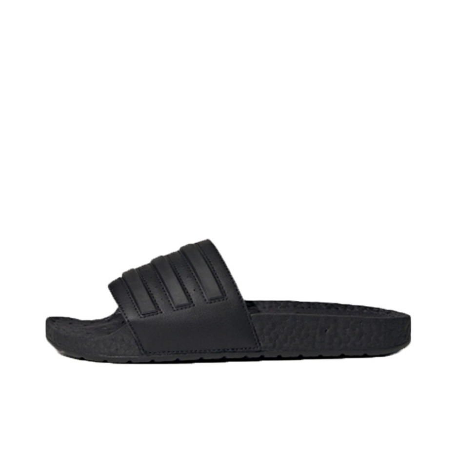 推荐商品：adidas Adilette Boost 时尚休闲 舒适轻便 防滑耐磨 一字 运动 拖鞋 Black 黑色