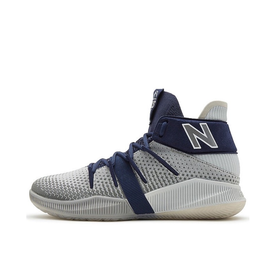 推荐商品：New Balance OMN1S 篮球鞋 防滑耐磨减震舒适透气实战织物复古 灰色/藏蓝