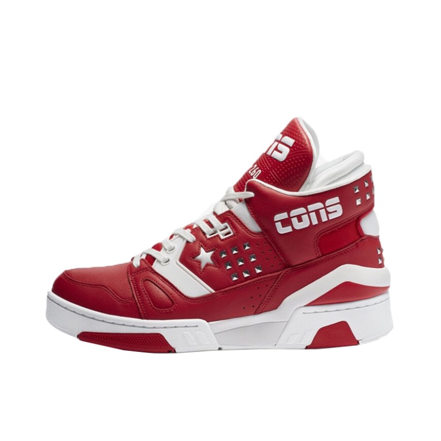 推荐商品：Converse/匡威 ERX 260 经典 复古休闲 减震回弹 防滑耐磨 防水 篮球鞋 Just Don Just Don联名/红色/白色