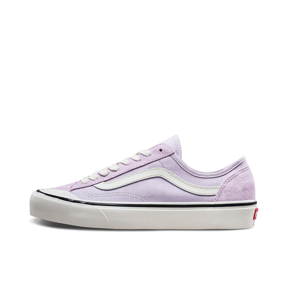 推荐商品：Vans/范斯 Style 36 滑板鞋 板鞋 舒适轻便防滑耐磨复古百搭帆布拼接防水运动 Lavender Fog SF/淡紫色