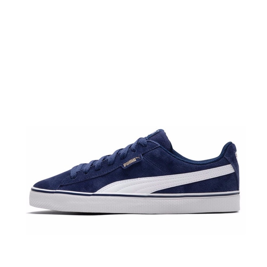 推荐商品：Puma/彪马 1948 板鞋 防滑耐磨轻便舒适复古防水运动时尚简约 Navy/White 蓝白
