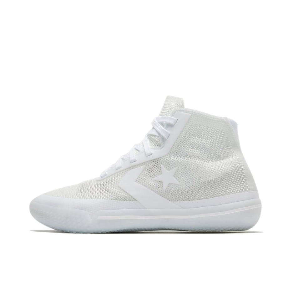 推荐商品：Converse/匡威 All Star Pro BB 减震回弹 防滑耐磨 舒适透气 支撑 实战 圆头 篮球鞋 白色