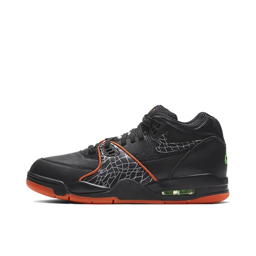 推荐商品：Nike Air Flight 89 篮球鞋 舒适缓震防滑耐磨潮流简约百搭复古轻便 All-Star 黑色/橙绿