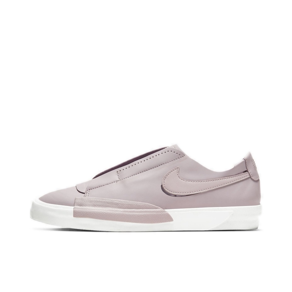 推荐商品：Nike Blazer 板鞋 经典复古防滑舒适百搭 Grey Pink 灰粉/一脚蹬