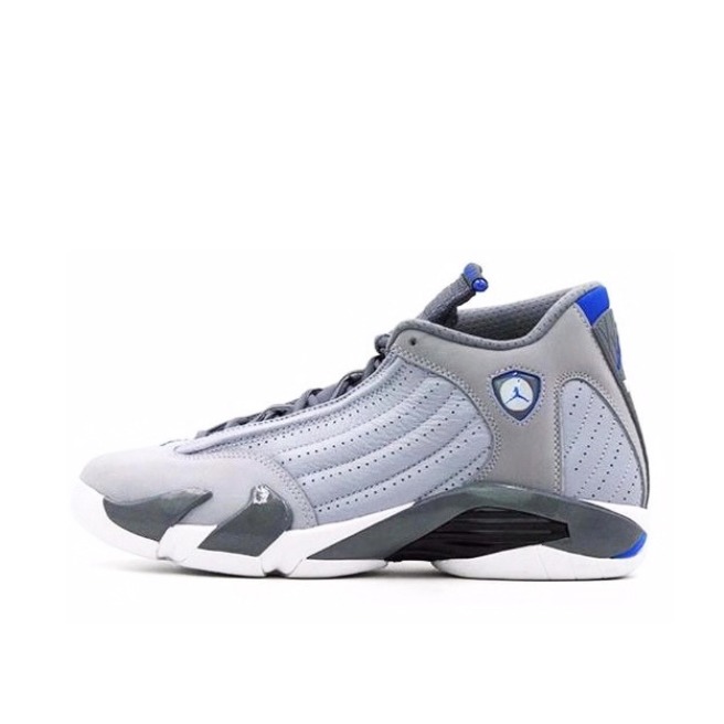 推荐商品：Air Jordan 14 篮球鞋 zoom air缓震包裹性支撑防滑耐磨复古简约 Wolf Grey 狼灰
