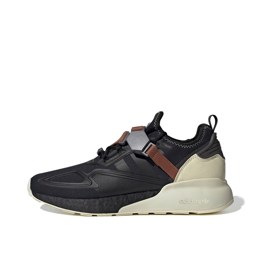 推荐商品：adidas Originals ZX 2K Boost 缓震轻便 透气 织物 跑鞋 Han Solo 星球大战联名/黑色/沙色