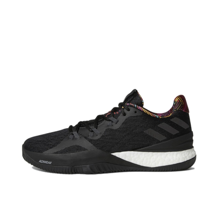 推荐商品：adidas Crazy Light Boost 2018 篮球鞋 防滑耐磨透气实战 Summer Pack Black Grey 黑彩虹