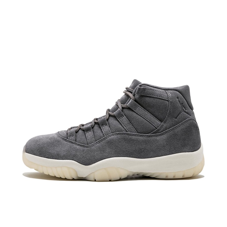 推荐商品：Air Jordan 11 篮球鞋 复古百搭防滑耐磨舒适 Pinnacle Grey Suede 灰麂皮