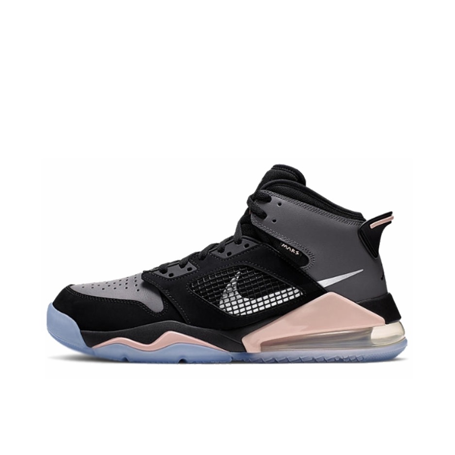 推荐商品：Air Jordan Mars 270 运动休闲鞋 复古时尚舒适减震防滑耐磨实战气垫网布织物 Black/Gray/Pink 黑色/灰色/粉色