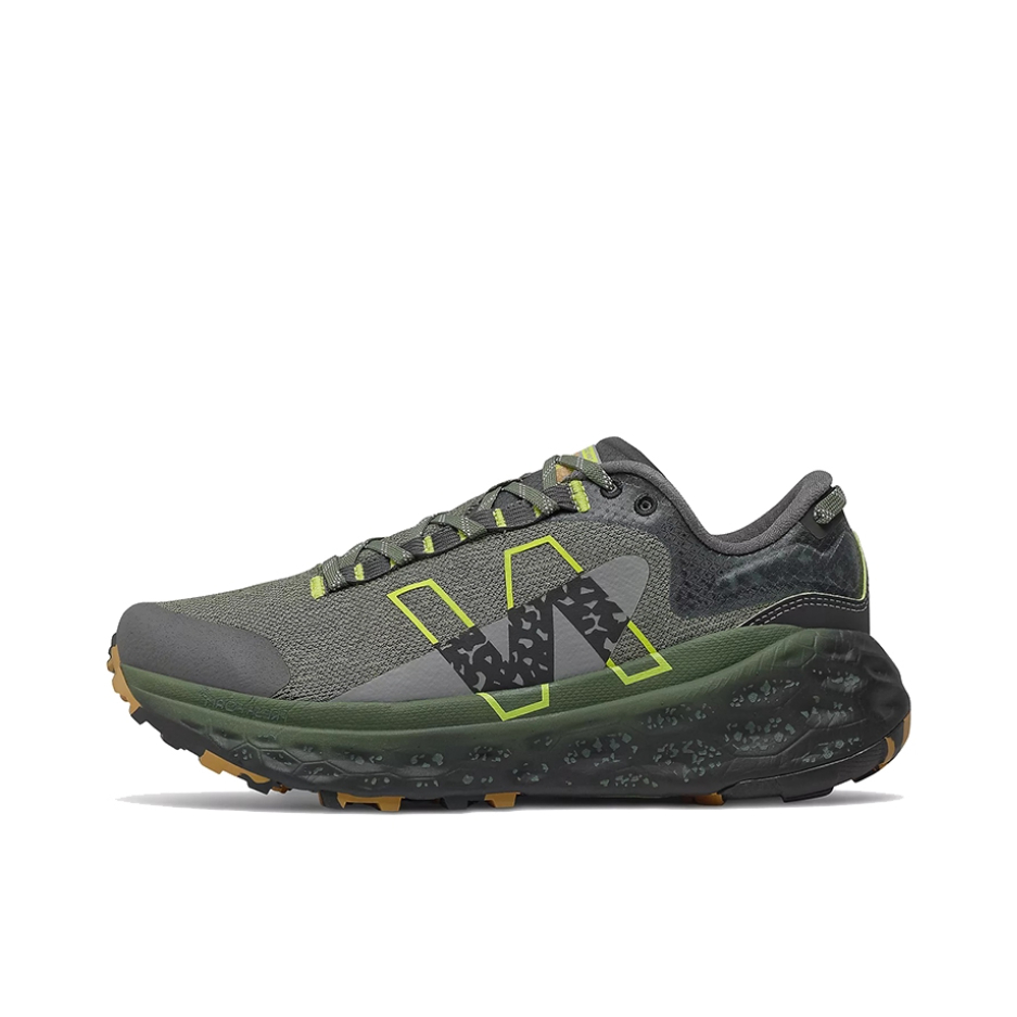 推荐商品：New Balance Fresh Foam More V2 跑鞋 防滑耐磨减震透气舒适 挪威绿/黑色/色黄
