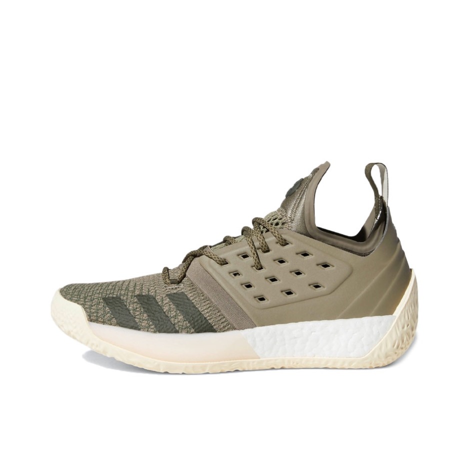 推荐商品：adidas Harden Vol.2 哈登2代 篮球鞋 防滑耐磨舒适透气实战平衡轻便 Trace Cargo 灰色/粉色