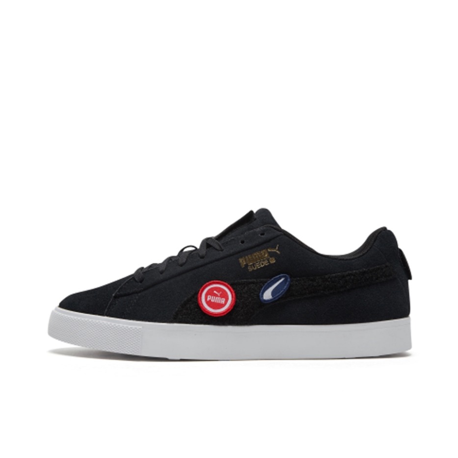 推荐商品：Puma/彪马 Suede Classic 面包鞋 板鞋 舒适百搭防滑耐磨轻便透气复古低帮圆头 黑色/魔术贴
