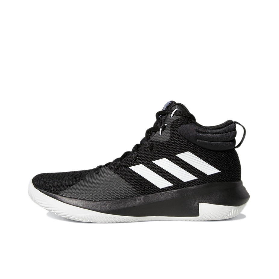 推荐商品：adidas Pro Elevate 2018 篮球鞋 耐磨实战防滑支撑 Black/White 黑白
