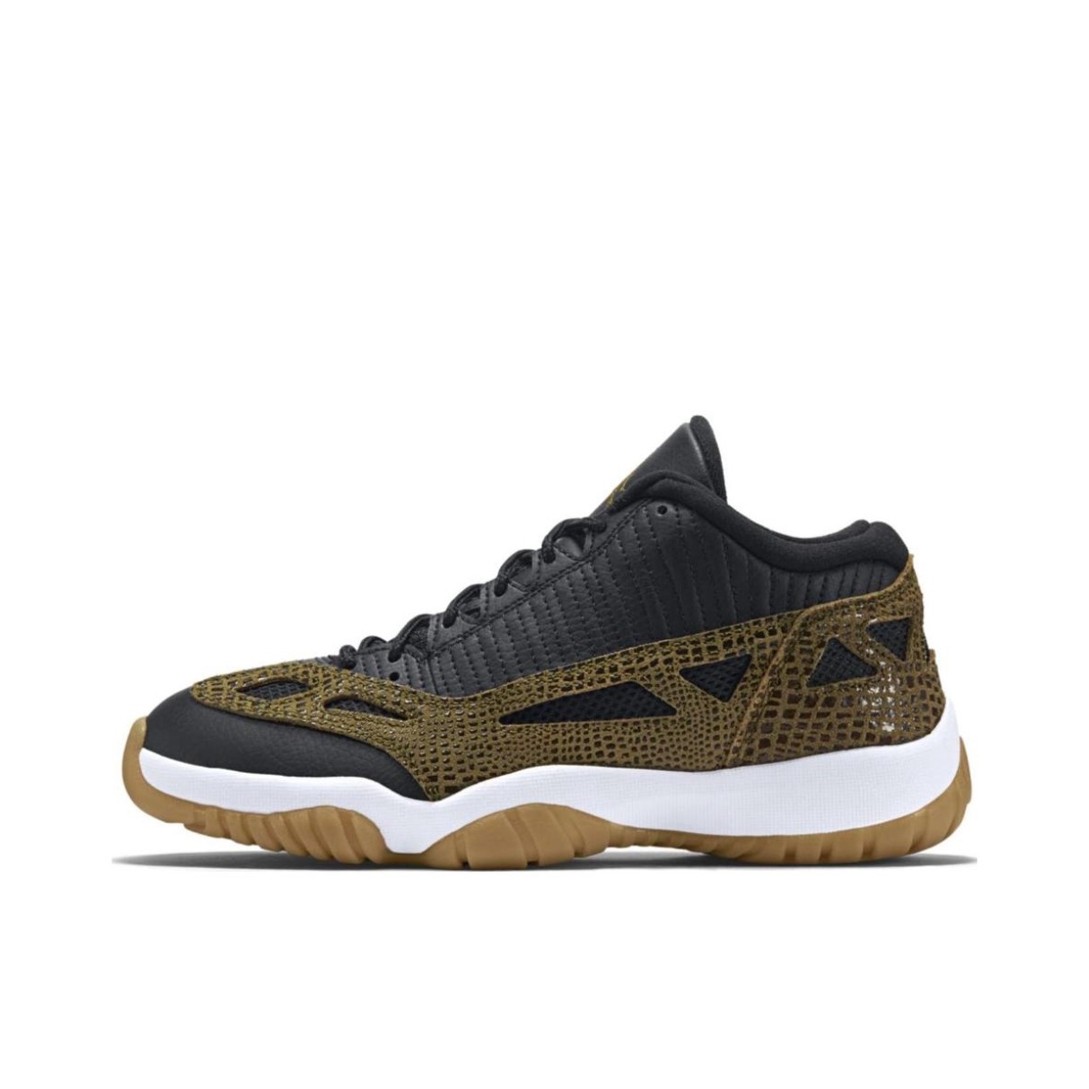 推荐商品：Air Jordan 11 篮球鞋 复古百搭防滑耐磨舒适 Low IE Militia Green IE/黑黄