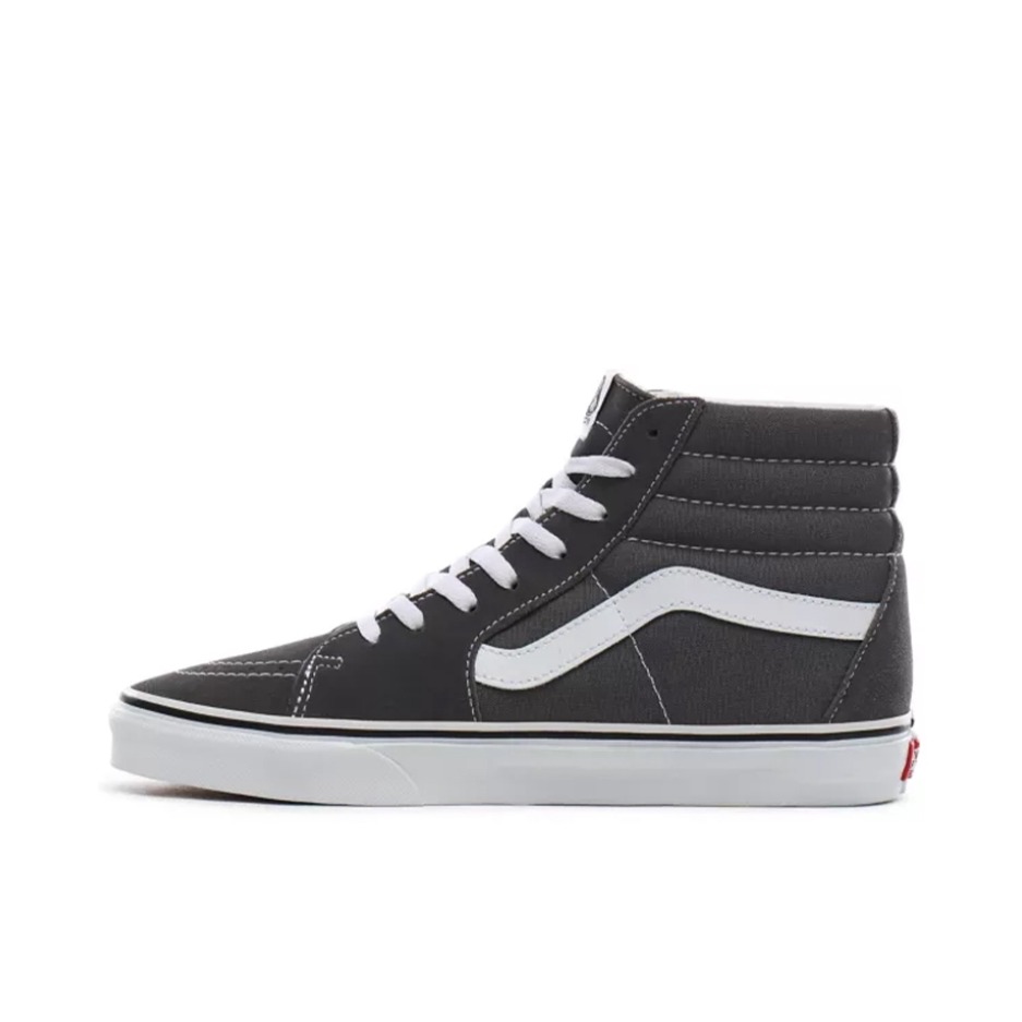 推荐商品：Vans/范斯 SK8-Hi 板鞋 潮流经典拼接复古街头厚底 深灰白