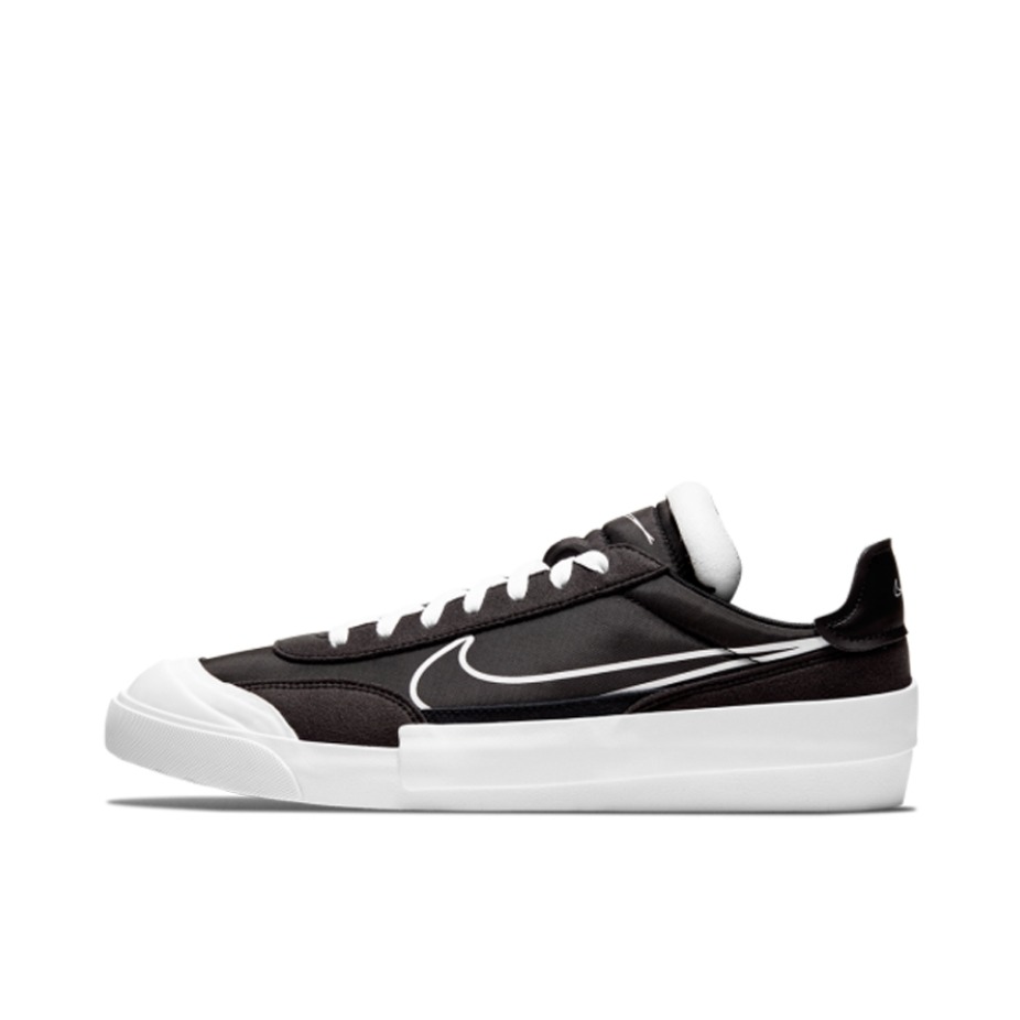推荐商品：Nike Drop Type 运动休闲鞋 解构时尚复古防滑耐磨舒适轻便拼接 Black/White 黑白/白钩