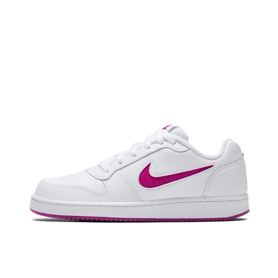 推荐商品：Nike Ebernon 板鞋 防滑轻便舒适百搭休闲复古耐磨滑 White/REd 白/红