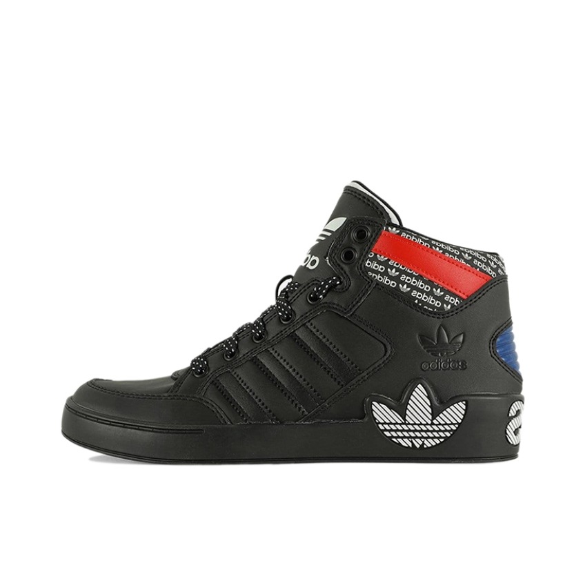 推荐商品：adidas originals Hardcourt 运动休闲鞋 防滑耐磨轻便透气舒适百搭复古 大童/黑色/红色/白色
